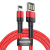 Kabel Lightning USB (dwustronny) Baseus Cafule 2,4A 1m (czerwony)